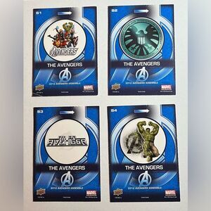 Upper Deck 2012 Marvel Avengers Assemble Sticker Set S1-S4
